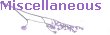 Miscellaneous